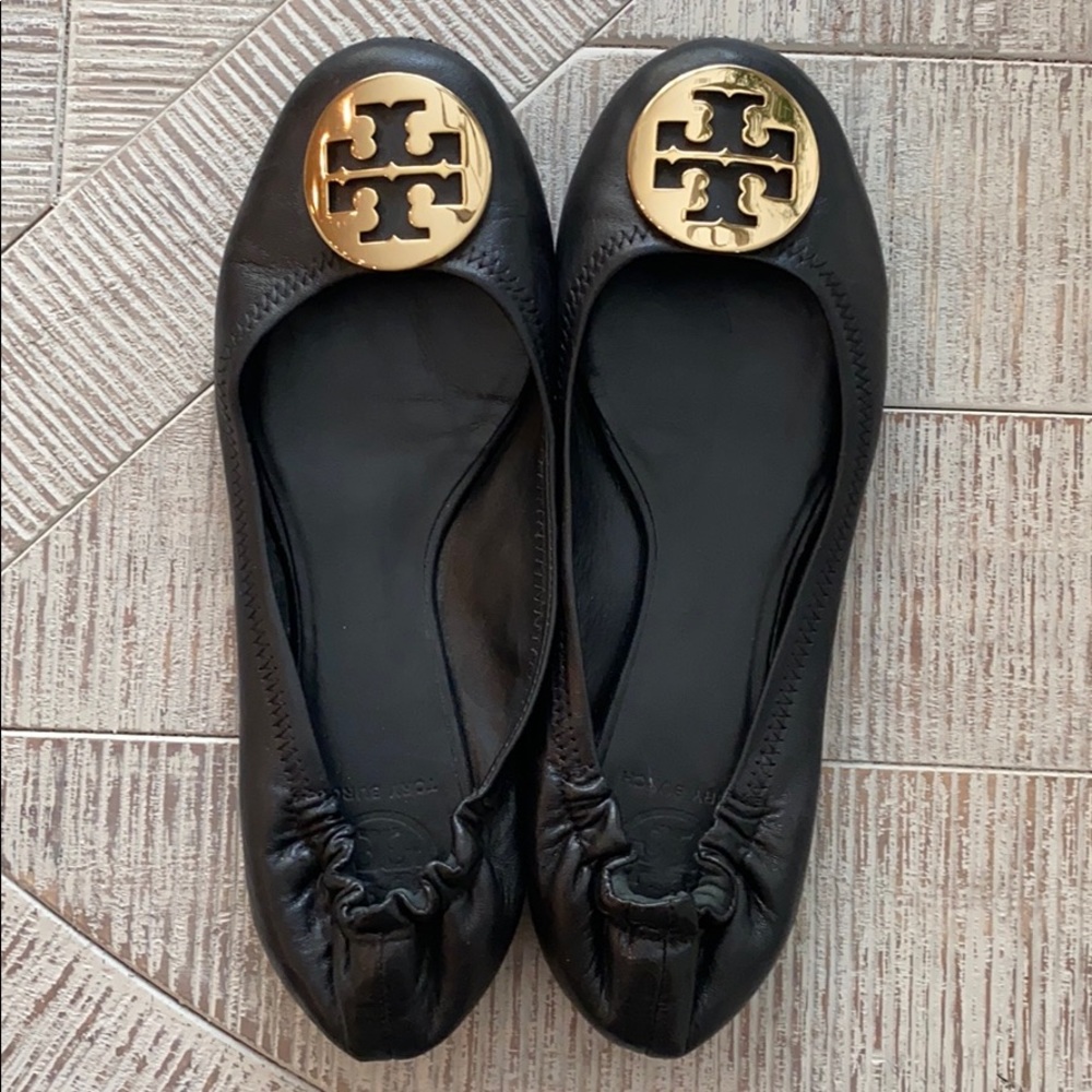 Tori Burch Minnie Travel Ballet Flat, Size 8M